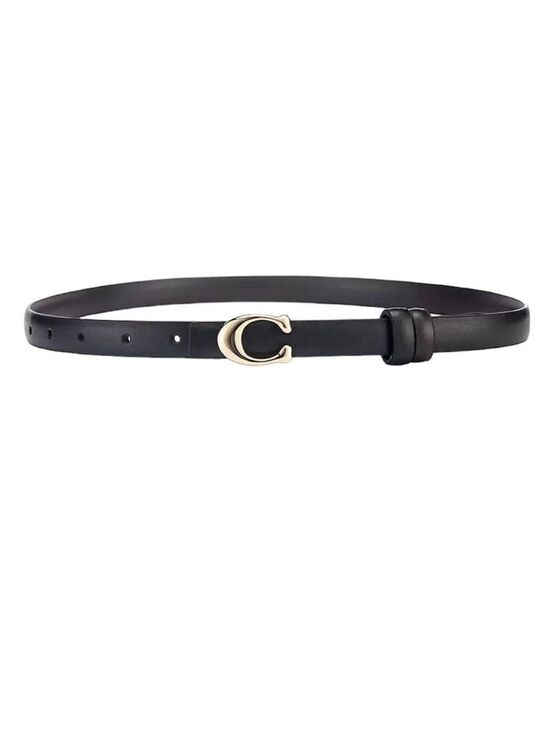boutique. Accessories - Big letter C classic buckle black belt